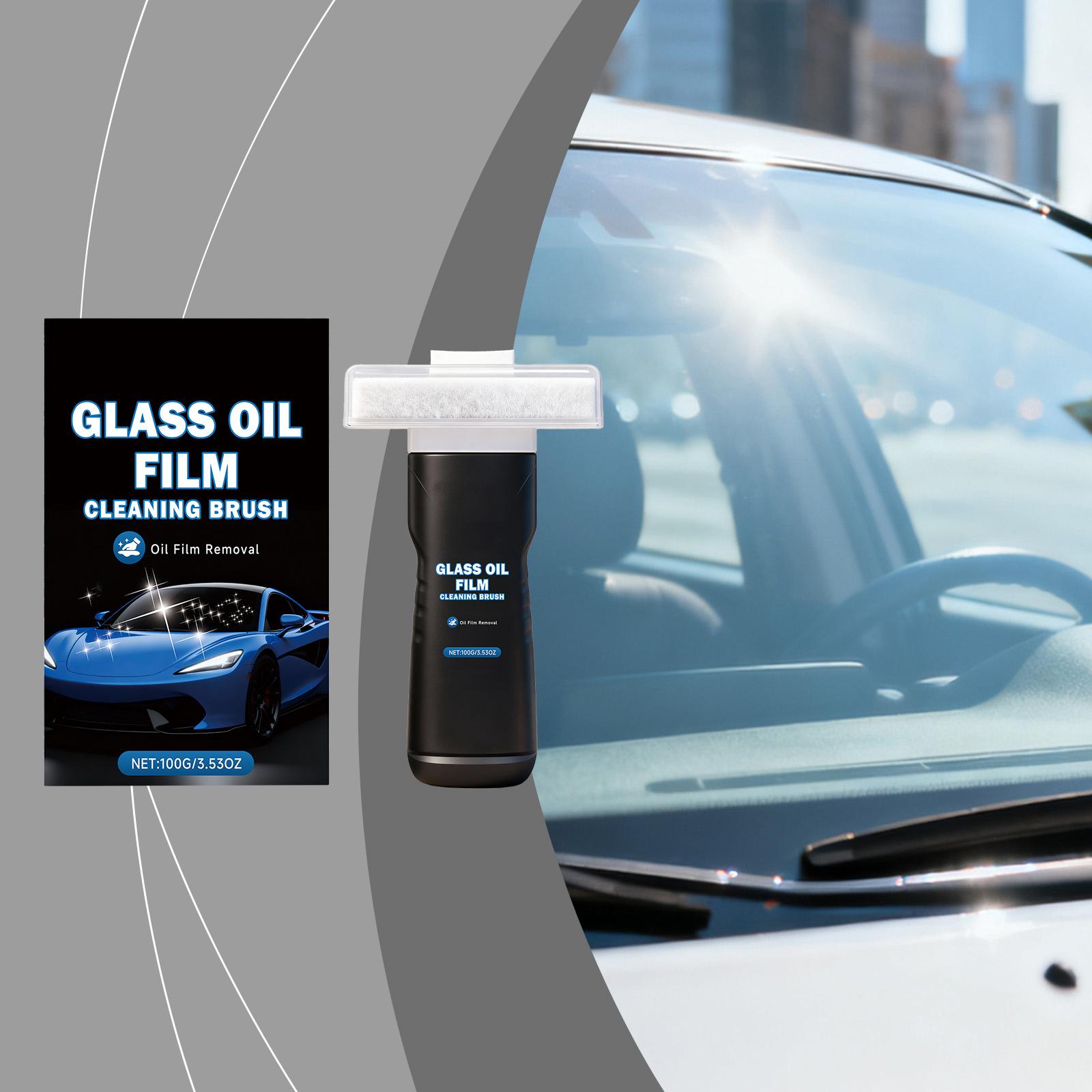 

Car Window Oil Film Brush, Scratch-free Oil Film Removal And Window Cleaning Tool One Size