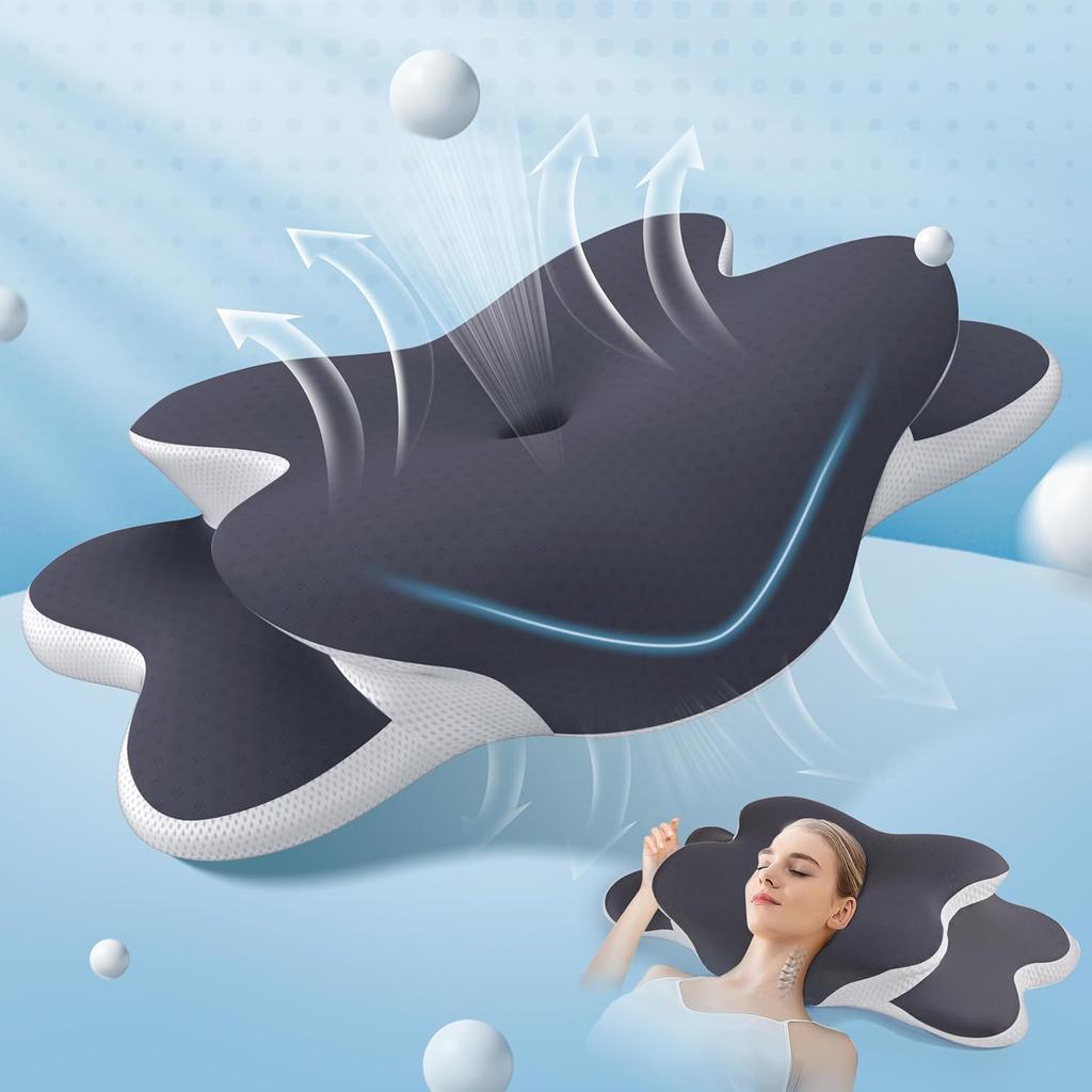 Cervical Pillow for Side Sleepers,Memory Foam Pillows for Neck and Shoulder Pain,Deep Sleep Pillows for Back Pain Sleeper, Dreamers