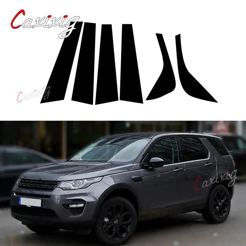 Fenstersäulenleisten Türverkleidungsabdeckung Passend für Land Rover Discovery Sport L550 2015 2016 2017 2018 Aufkleber Glänzend Schwarz