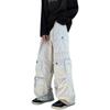 Men's American-Style Multi-Pocket Retro Hip-Hop Loose Straight Workwear Pants