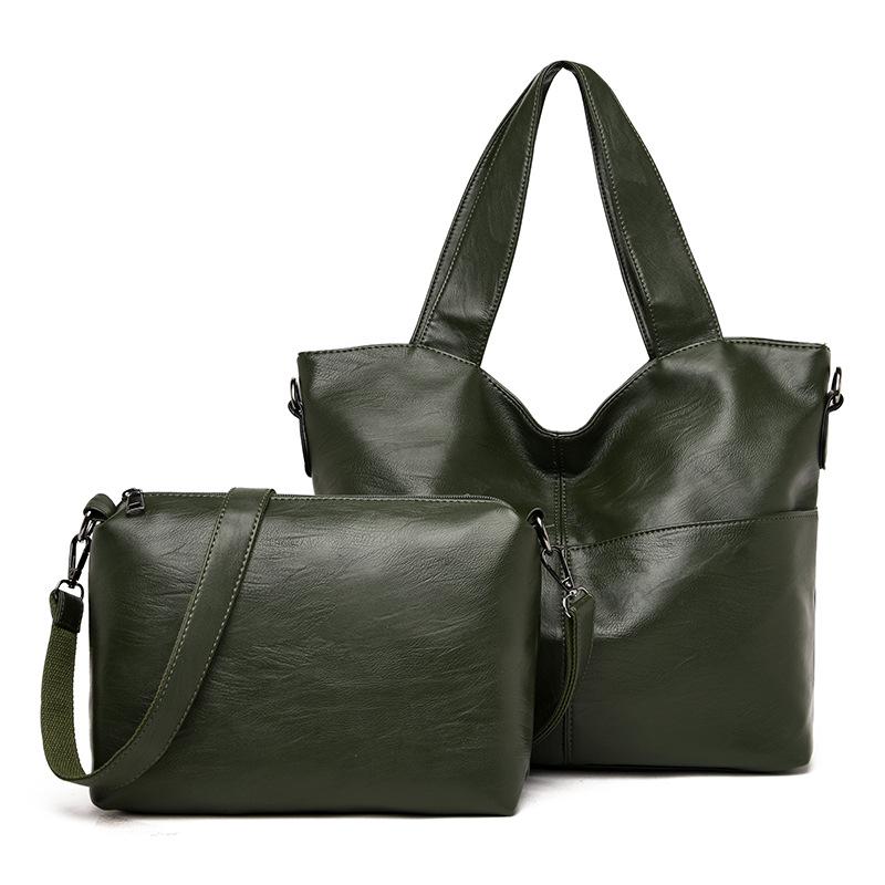 

Высококачественная мягкая кожаная женская сумка большой вместимости, внутренний вкладыш средней сумки можно использовать отдельно для осени и зимы, новая женская сумка