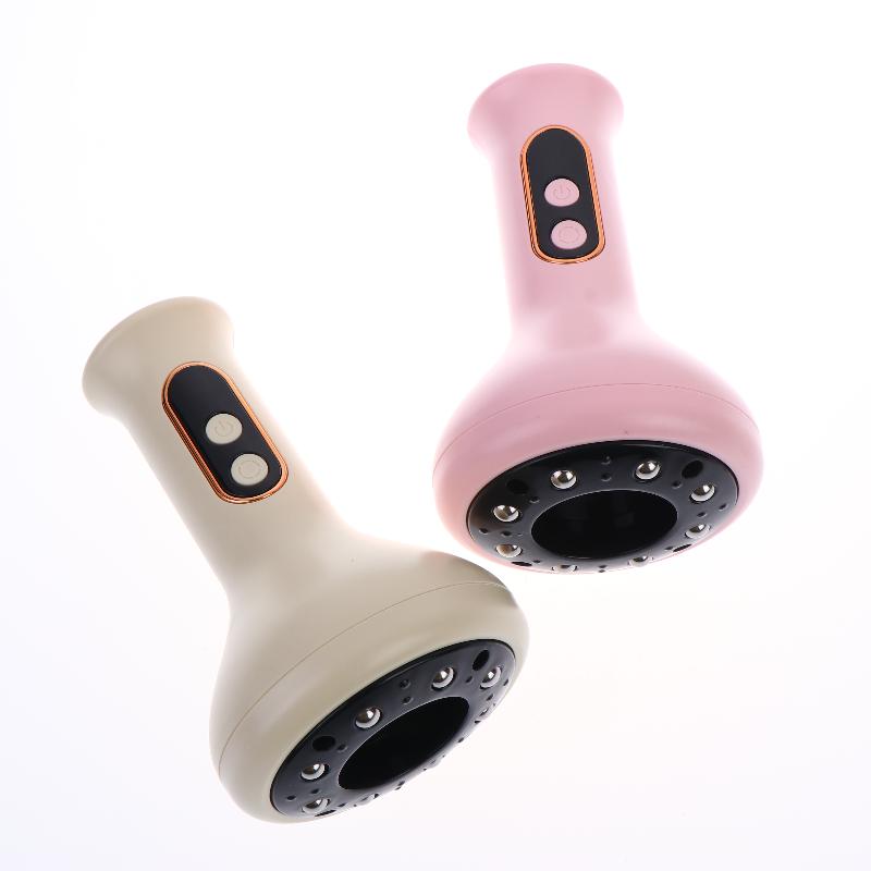Rechargeable Scraping Massager Vibration Hot Compress Meridian Brush Body Shaping Lymphatic Detoxification Dredging