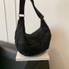 Crossbody Bag Large Capacity Denim Bag Women's Retro Shoulder Bag