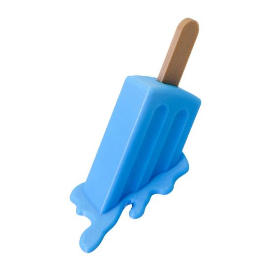 

Melted Ice Cream Refrigerator Magnet 3D Melting Ice Stick Decorative Fridge Magnet Memo Notes Photo Holder for Home Kitchen Office небесно-голубой