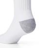 Amazon Essentials 10er-Pack Herren-Weiße Socken mit Rundhalsausschnitt und gepolsterter Sohle, Perfekt zum Laufen und für den Sport, Größen 25,0-27,0 cm