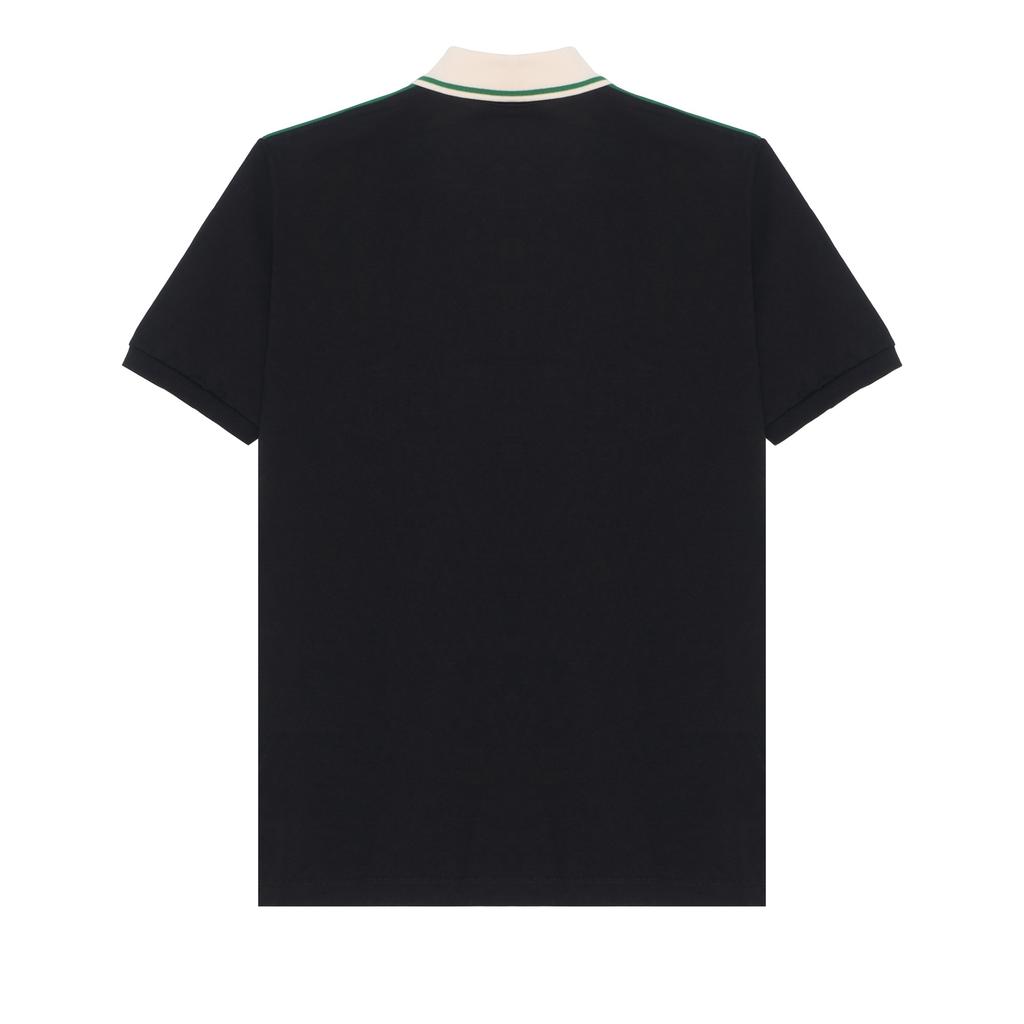 Gucci Cotton Polo With Interlocking G 'Black' Men's 737656-XJF4V-1043