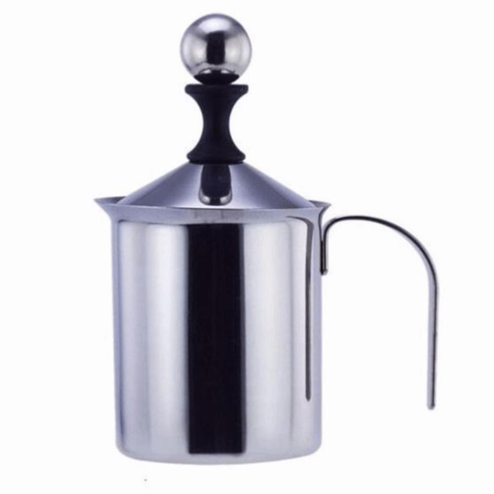 Double Mesh Stainless Steel Milk Frother Japanese Style Frother Cappuccino Preparation