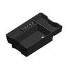 For TOYOTA RAV4 2026 Armrest Storage Box ABS Organizer with Silicone Protective Layer for Interior Center Console