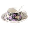 Souvenir-Geschenke Iris Keramiktasse Untertasse Paar Geburtstag Kaffeetasse Nachmittagstee-Tasse