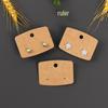 Retro Kraft Paper Earring Display Cards for Jewelry Packaging