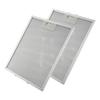 2 Stück Aluminium Dunstabzugshaubenfilter Metallgitter Abluftfilter 280x350x9mm Metallgitter Fettfilter für Küchenabzugshaube