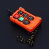 4 Button Key Single Speed Dc 12V-24V Hoist Wireless Industrial Remote Control Ip67 Waterproof Overhead Crane Truck