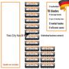 German Hanchih Men's Orange Black Five-Layer Manual Razor
