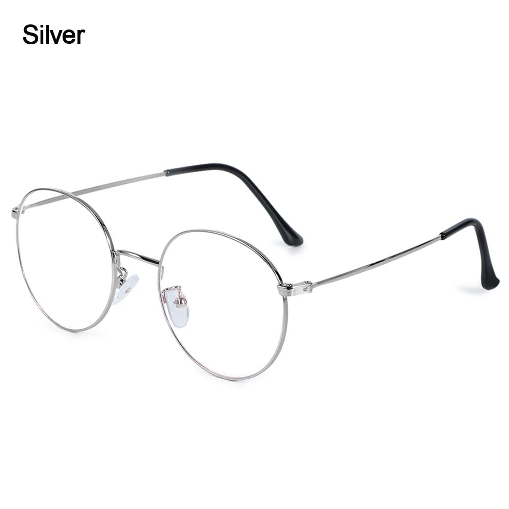 Fashion Anti Blue Light Glasses Retro Metal Round Frame Glasses Men Women Radiation Protection Anti-Reflective Computer Goggles