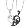 Personalized Design Pendant Necklace Titanium Steel Heart Shape Necklace  Couple Accessories