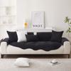 Chenille Non-slip Sofa Cushion Solid Color Sofa Cover Four Seasons Universal for Living Room Sofas 1PC All-Inclusive Towel