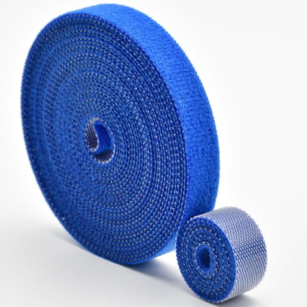 10M/Roll Double Side Hook and Loop Tape 10/12/14.5/20mm Green Garden Tape  Cable Management