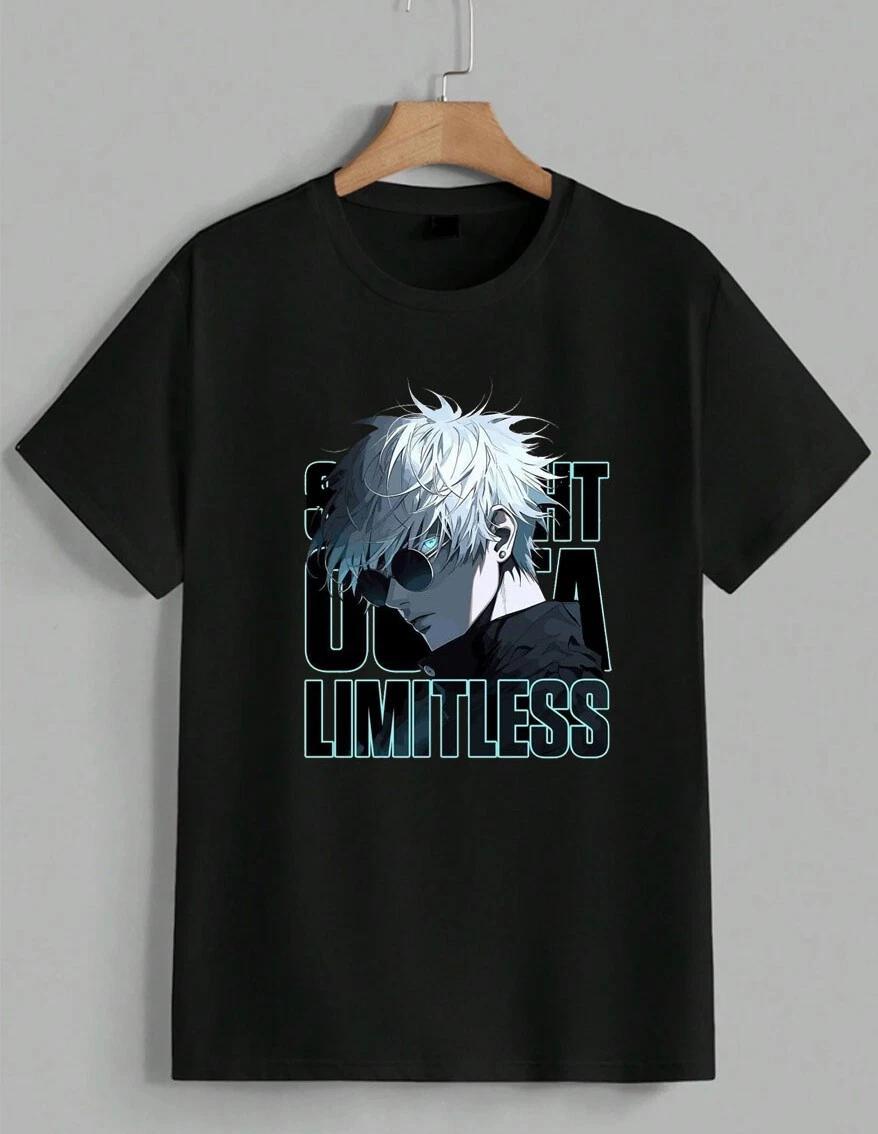 Jujutsu Kaisen Gojo Satoru Anime Manga Limitless Graphic T-Shirt Gift Unisex M