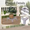 Durable Metal Rack Shelf Storage Stand Stainless Steel Floor Rack for Office Basement Supermarket Shop