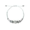 Dazzling Club MACRAME PEARL BRACELET (WHITE)