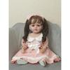 Mode Spielzeug Ganzkörper Weiches Silikon Lebensechte Real Touch Reborn Baby Mädchen Schöne Betty Mit Wenig Wellen Haar Kleinkind Prinzessin puppe