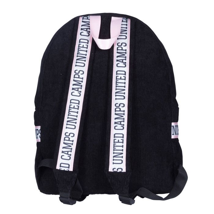Sac à dos - CAMPS - BASIC CORDUROY - Velours - Noir - 1 compartiment