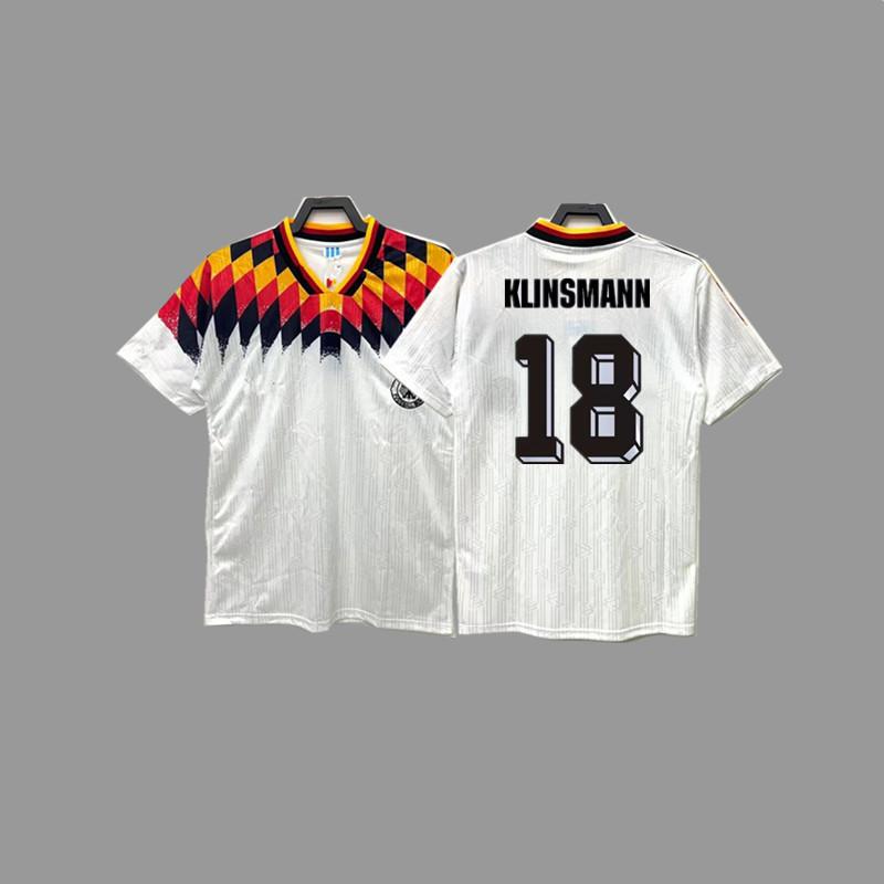Vintage Jersey Football Jersey Germany Home Jersey Klose Klinsmann Kahn Matthius Müller Jersey