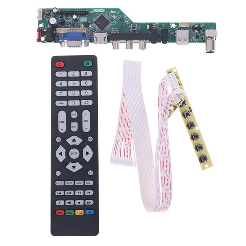 High Durability LCD Television Control Keypad Remote Buttons Plastic Texture for Mainboard Repair and Easy Replacement
