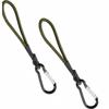 Paracord Lanyard with Heavy Duty Metal Carabiner 5 Assorted Colors Wear Resistant for Outdoor Camping Hiking Gear