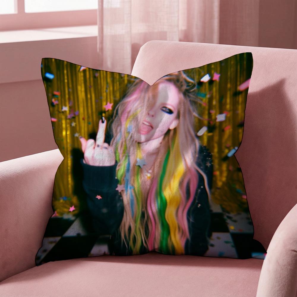 A-Avril Ramona Lavigne Kissenbezug Mehrzweck-Kissenbezug für Zuhause & Auto - Wendbar, Weich & Langlebig für den täglichen Gebrauch