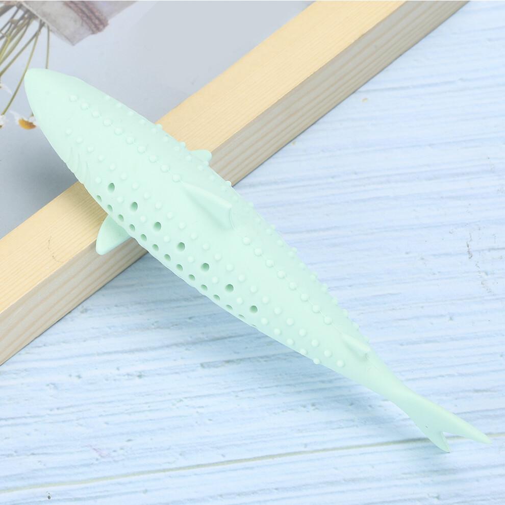 Pressure Relief Cat Toy, Fish Shape Design Interactive Cat Toy For Promote Proper Chewing And Decrease Separation Anxiety