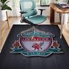 Alfombra con Patrón del Liverpool F.C., Felpudo Interior/Exterior, para Picnic, Sala de Juegos, Dormitorio, Oficina, Sala de Estar, Alfombra Decorativa para el Hogar, Regalo de Cumpleaños