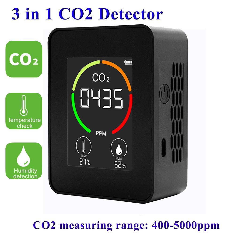 CO2-Sensor, CO2-Messgerät, digitaler Luftdetektor, intelligenter Luftqualitätsanalysator, Luftverschmutzungsmonitor, Medidor CO2-LP-Gas