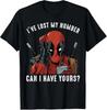 2026 New Deadpool Humorous Pattern Black Cotton Tshirt Comfortable and Casual Featuring Characters