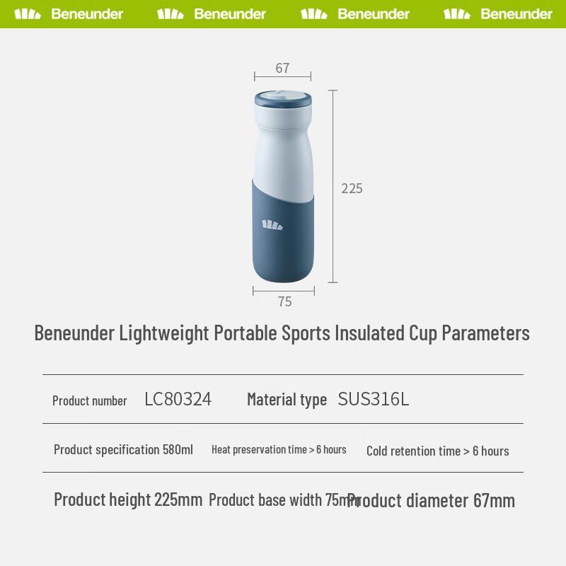 Beneunder Stainless Steel Insulated Bottle