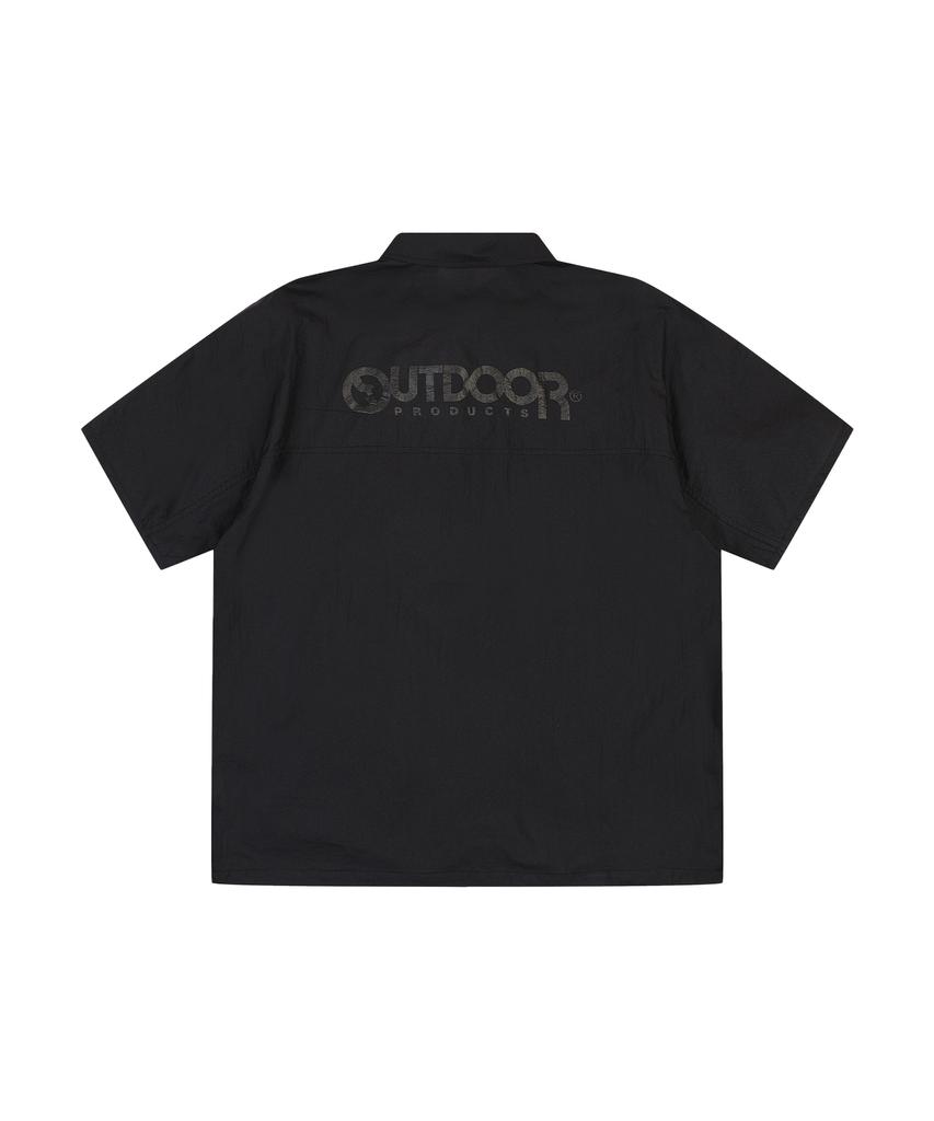 OUTDOOR PRODUCTS Short Sleeve Collar Anorak (Black)
