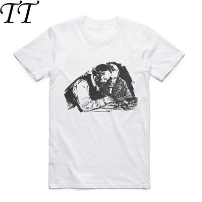 2019 Fashion Men Print MARXISM COMMUNISM CCCP T-shirt O-Neck Short Sleeve New Summer Style Casual Karl Marx Top Tee T Shirt Swag