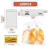 Clear Drawstring Packaging Bag for Cookies, Bread, Candy, and Baked Goods