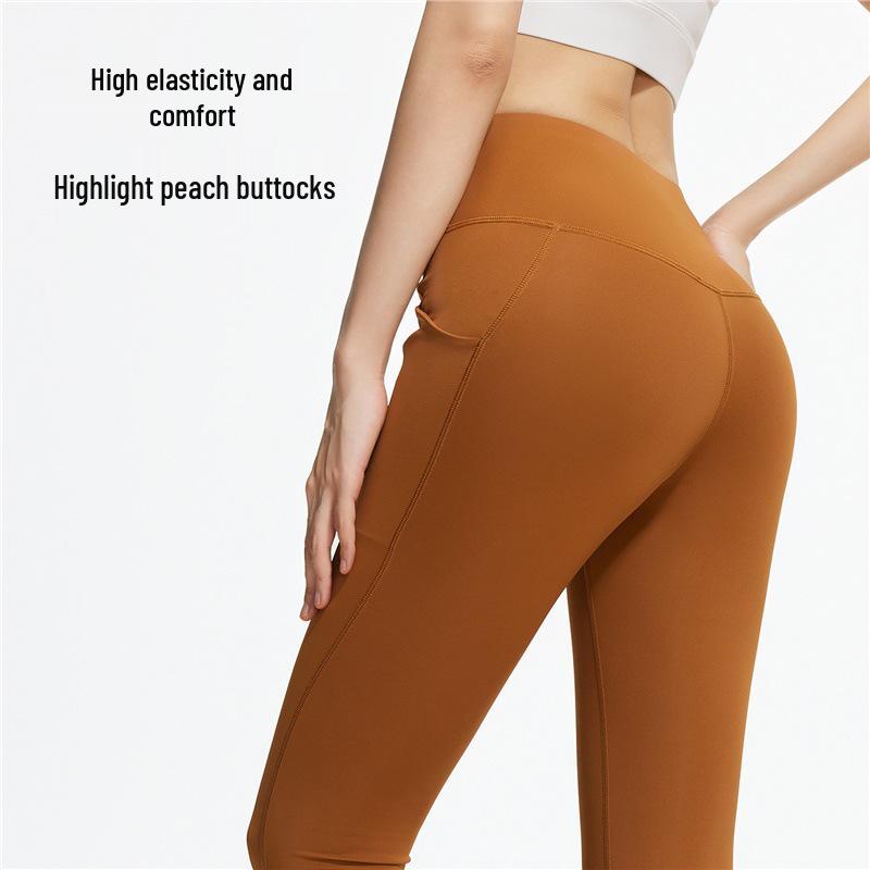 

Juyitang High Waist Yoga Pants with Side Pocket Small