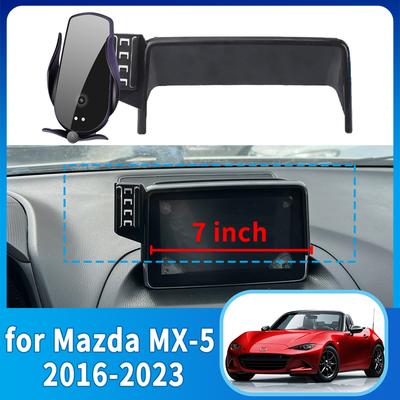 Potrivit pentru Mazda MX-5 2016- ND MX5 Miata Roadster Suport Telefon Montură Bază Ecran Bord Fără Găurire accesorii