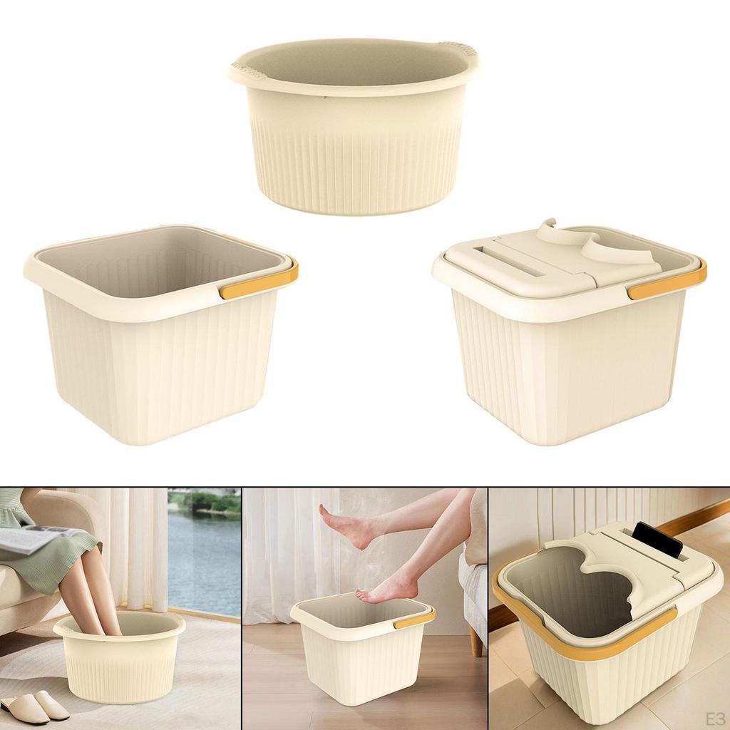 Fußbadewanne, Eimer Haushaltswanne Tragbar Robust Entspannend Heim-SPA-Massage