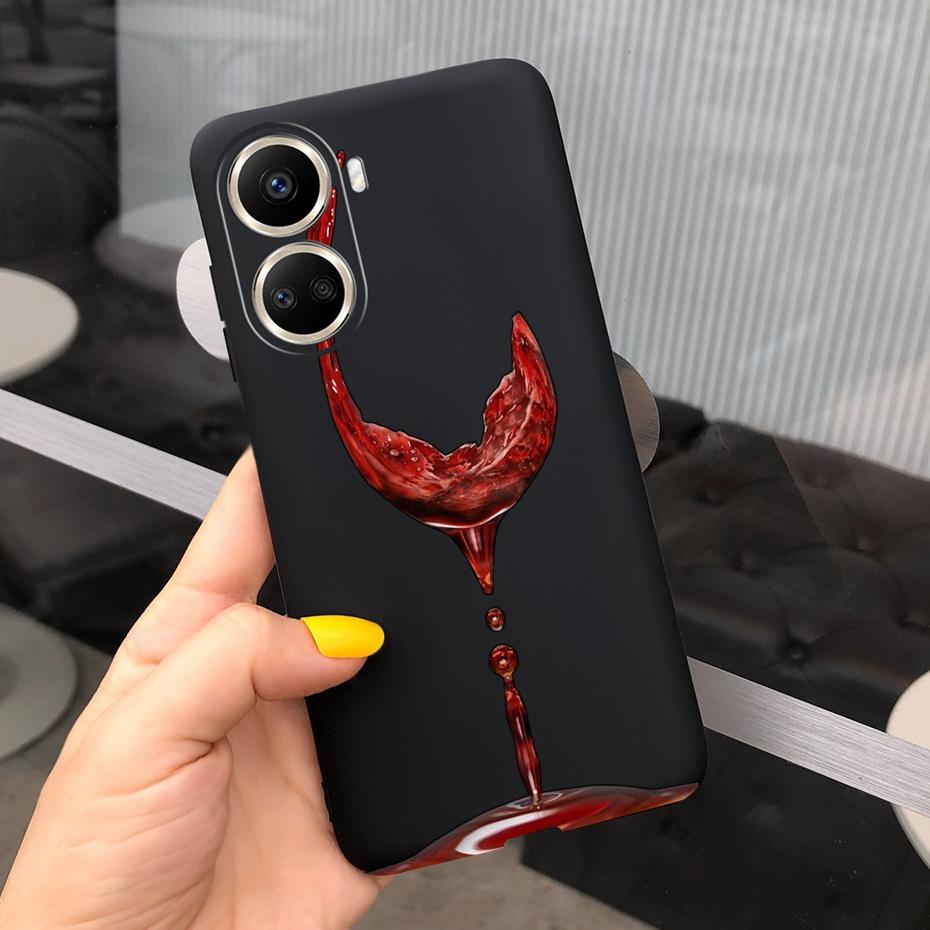 Cute Silicone Case For Huawei Nova 10 SE 2022 Fashion Girl Flower Phone Case For Huawei Nova 10 Pro Nova10 10Pro Soft Back Cover