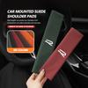 Car Suede Safety Belt Shoulder Protector Smart Cover Parts For Volkswagen VW Beetle CC B5 B6 B7 EOS GTI MK2 MK4 MK5 MK6 Phaeton Zo8