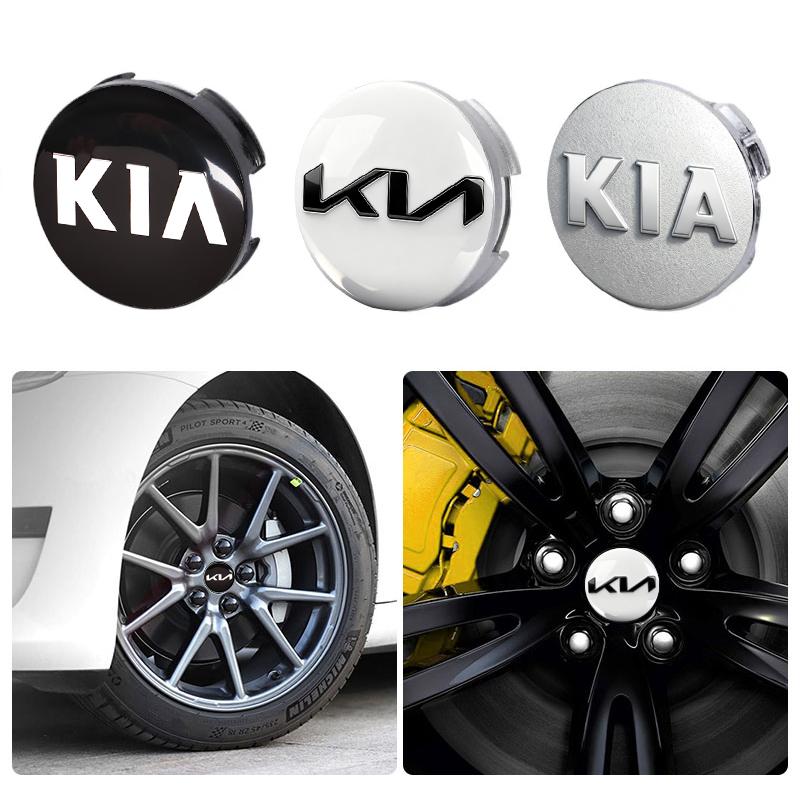 4Pcs 58MM Car Emblem Wheel Center Cover Hub Accessories For KIA Soul Cadenza K5 K9 Proceed Niro Sportage EV3 Carnival Forte K8