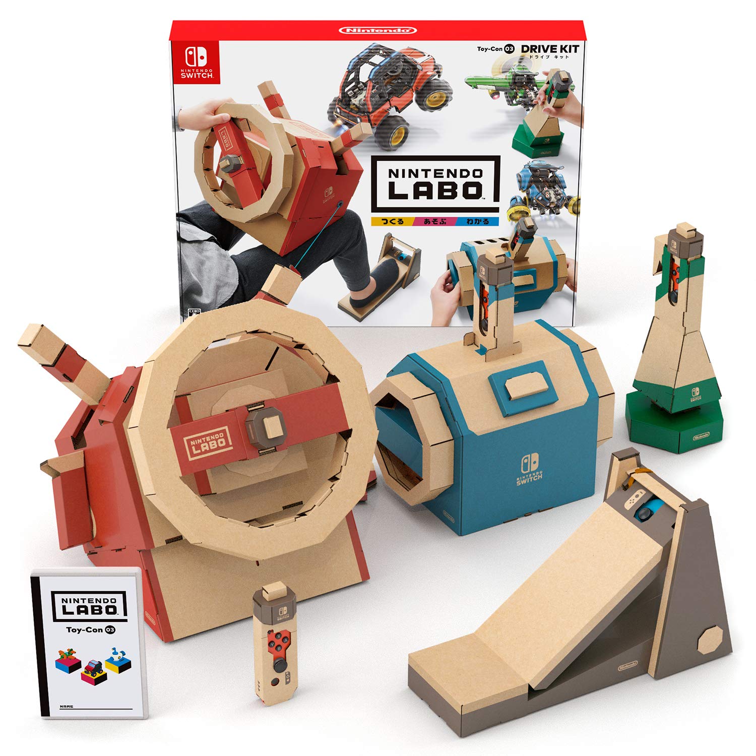 

Nintendo Labo Toy-Con 03: Комплект приводу автомобіля - перемикач (Всесвітнє видання)