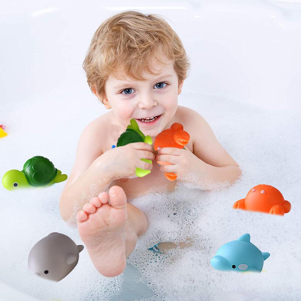 Illuminate Your Child's Bath Time With Our Light-Up Water Toys: Where Education Meets Entertainment, Creating A Magical Environment That Fosters