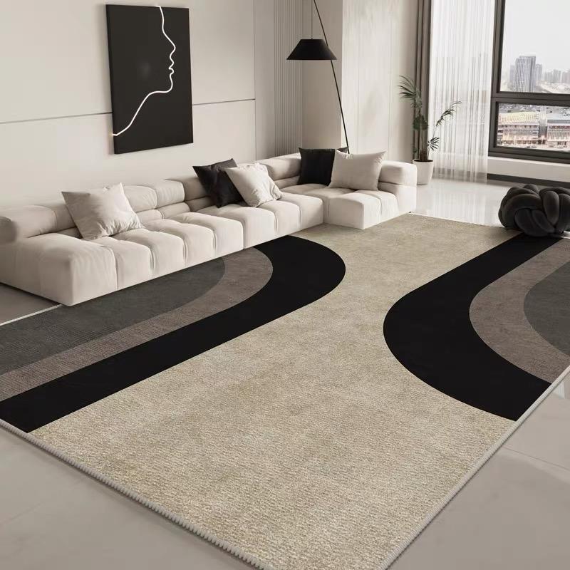 New Style Living Room Carpet, Bedroom Coffee Table, Dark Floor Mat Home Decoration