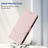 For Samsung Galaxy A16 5G/A16 4G Case Imprinted Honeycomb RFID Blocking Leather Phone Cover with Strap