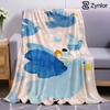 Blue Bird Star Sky Ultra Soft Sherpa Fleece Blanket Fluffy Warm Halloween Cozy Throw for Sofa Couch Bedroom Gift All Season