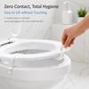1/2 Pezzi Stabilizzatore Sedile WC Maniglia Coperchio WC Senza Contatto Installazione Senza Attrezzi Per Casa Bagno Pubblico Hotel Accessorio WC